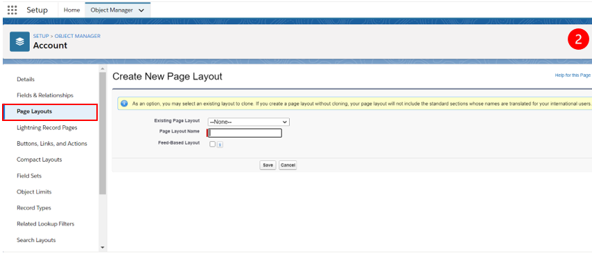 Create and Define Page Layouts Assignment per Object and Record Type for each Users’ Profile - 2