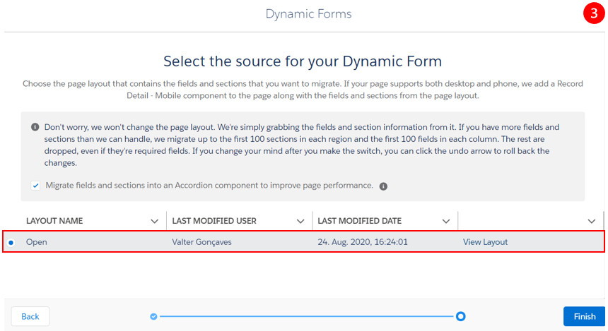 Break Up Record Details with Dynamic Forms - 3