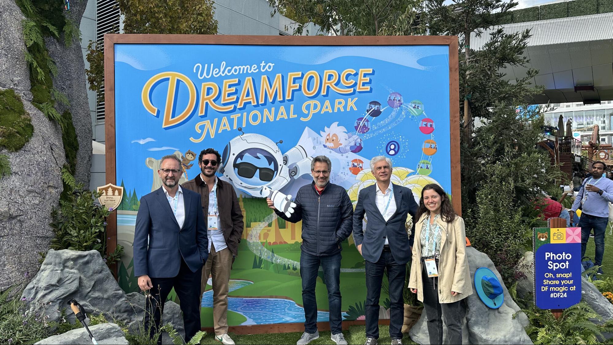 Stellaxius team at Dreamforce 2024 where some of the features of Salesforce Winter ’25 Release Notes were announced.