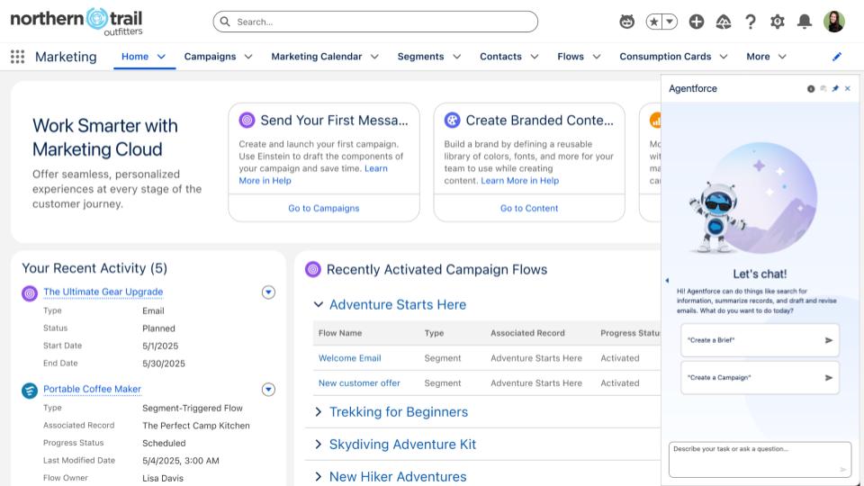  Marketing Cloud Next Home Page