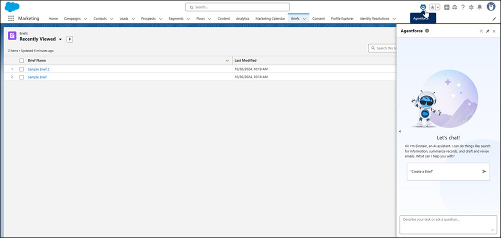 Generate Campaigns and Content with Agentforce